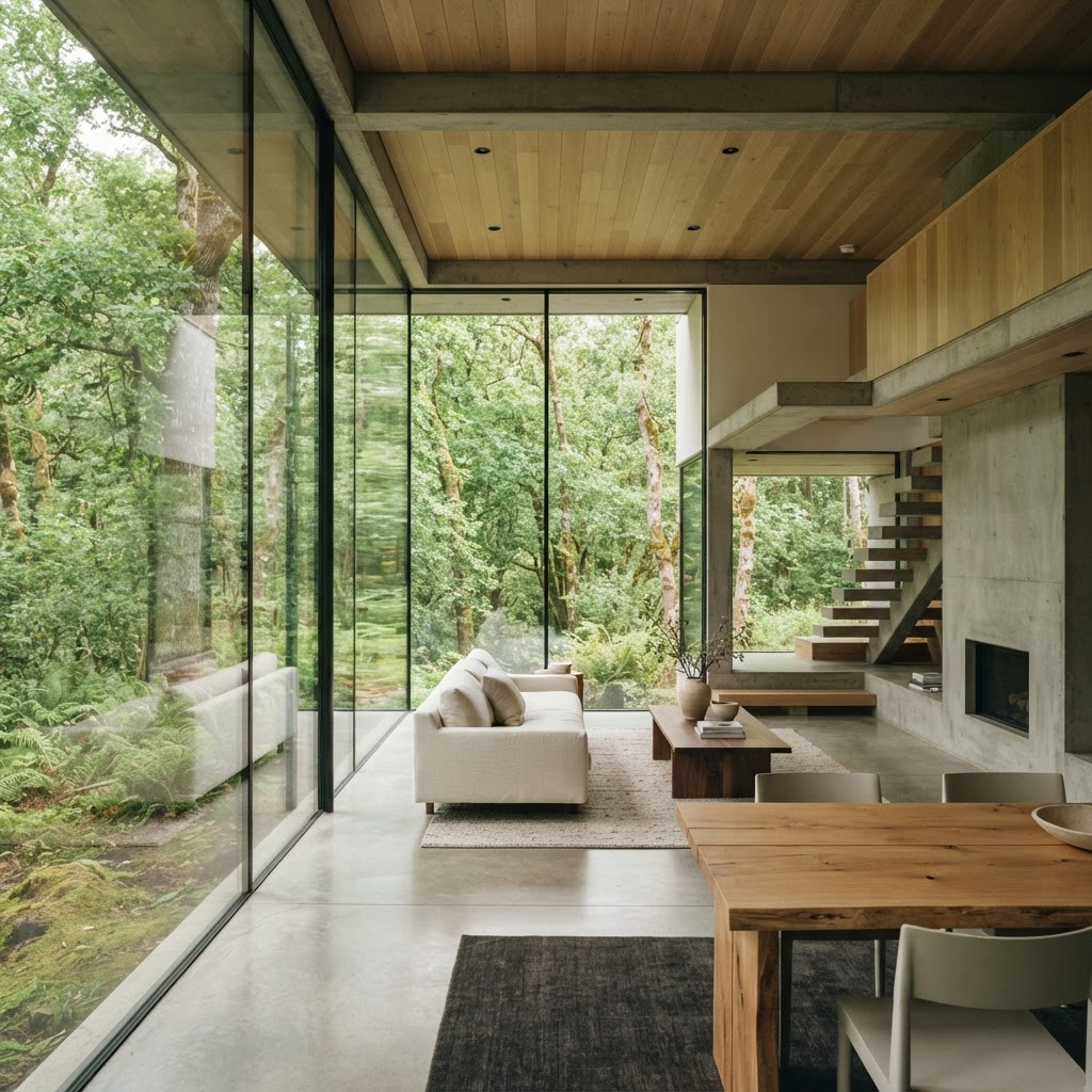 Projeto de arquitetura Casa Horizonte
desenvolvido pela Include Arquitetura
em Serra da Cantareira, SP